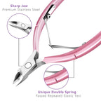 Cuticle Trimmer with Cuticle Pusher and Scissors, Cuticle Remover Professional - Image 6