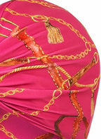 Swim Caps Women Turban Adult Retro Pearl SwimCap - Image 2