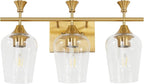 Bathroom Light Fixtures, Brushed Gold Vanity Lights by BringBrightnesstoYourLife