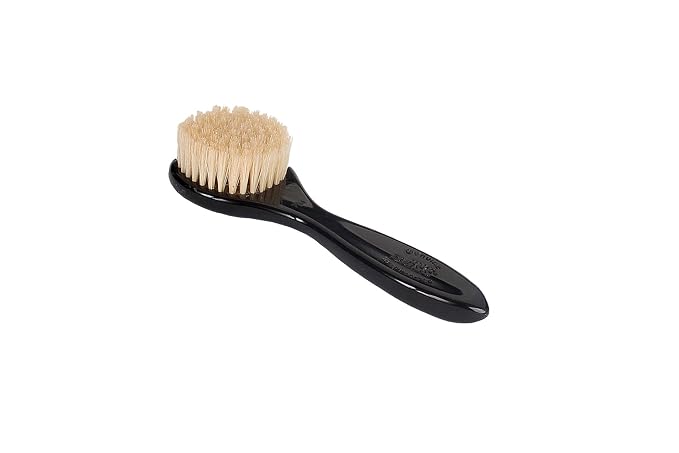 Hair Doc Esthetician Grade Facial Brush Natural Bristle Firm High Polish by BassBrushes