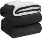 KAWAHOME Sherpa Fleece Throw Blanket by KAWAHOME