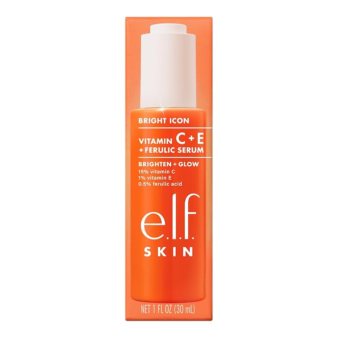 e.l.f. SKIN Bright Icon Vitamin C + E + Ferulic Face Serum, Brightening & - Image 7