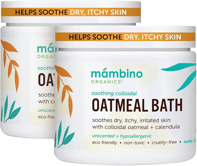 Mambino Organics Soothing Colloidal Oatmeal Bath Soak Powder, by MambinoOrganics
