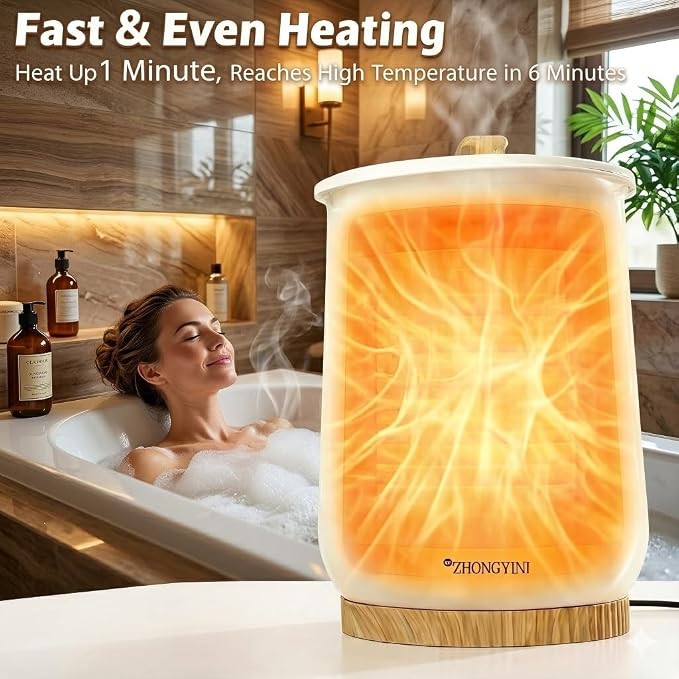 Luxury Towel Warmer Bucket, Large Towel Warmers - Image 3
