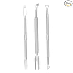 Cuticle Pusher Acetone/Gel/Nail Polish Remover Stainless Steel Professional by opove