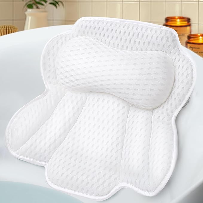 Bath Pillows for Tub, Ergonomic Bathtub Pillow for Head, Neck & Back Support by Unknown
