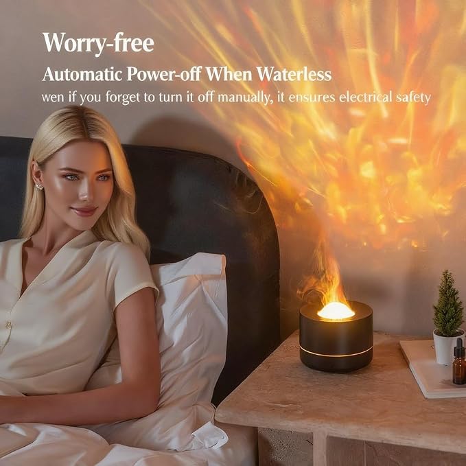 3-in-1 Galaxy Projector Humidifier & Essential Oil Diffuser, 7-Color Rotating - Image 3