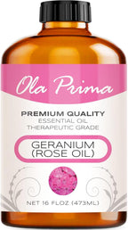 Ola Prima Rose Geranium Essential Oil Pure Therapeutic Grade by OlaPrima