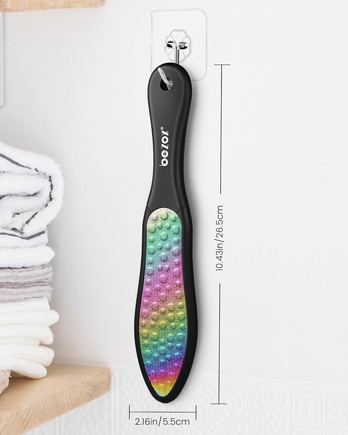 BEZOX Foot File Callus Remover, Double Sided Callus File Scraper, Foot Scrubber - Image 7