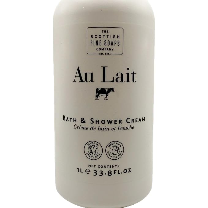 Scottish Fine Soaps The Au Lait Bath & Shower Cream, 33.8 fl oz - Image 2