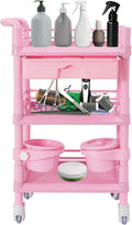 Salon Storage Cart, 3 Tier Rolling Beauty Organizer by MUSESPANI