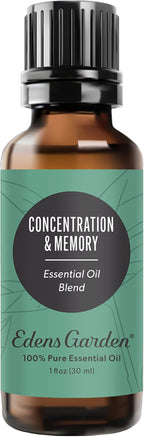Edens Garden Concentration & Memory Essential Oil Blend, 100% Pure & Natural by EdensGarden