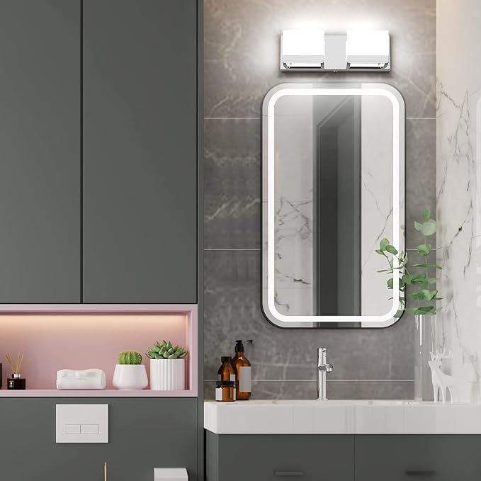 Tipace LED Dimmable Modern 2-Light Vanity Fixture - Image 7