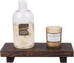zoocatia Small Wood Tray Pedestal Stand Farmhouse Bathroom Decor Decorative - Image 7