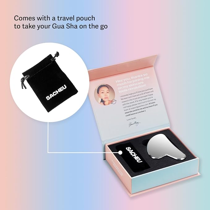 Sacheu Gua Sha Facial Tools Muscle Scraper — Face Gua Sha - Image 2