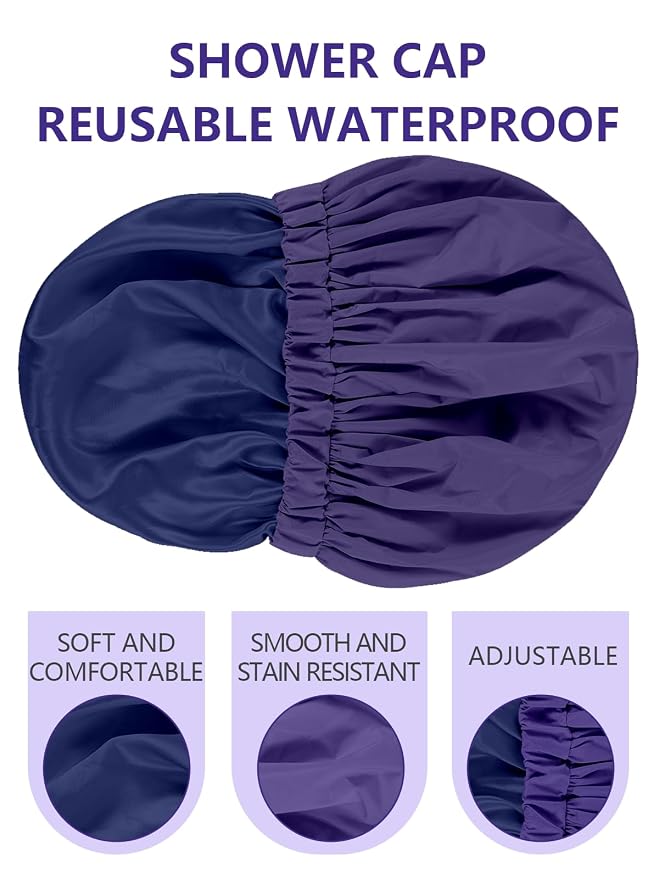 Years calm Reusable Waterproof Shower Caps - Image 2
