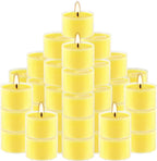 50 Pack Clear Tea Lights Candles Bulk, Summer Citronella Candle Outdoor and - Image 2