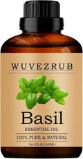 Basil Essential Oil, 240ML Pure and Natural by WUVEZRUB