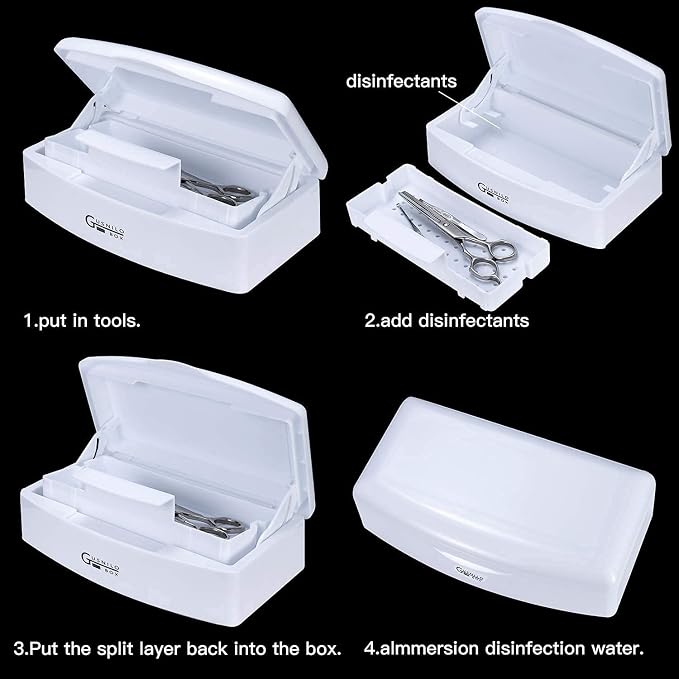 Gusnilo Nail Art Tools, Plastic Storage Box - Image 6