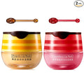 2 Pcs Bee Lip Balm Honey Pot, Honey & Strawberry Lip Mask Propolis Moisturizing by WFWJ