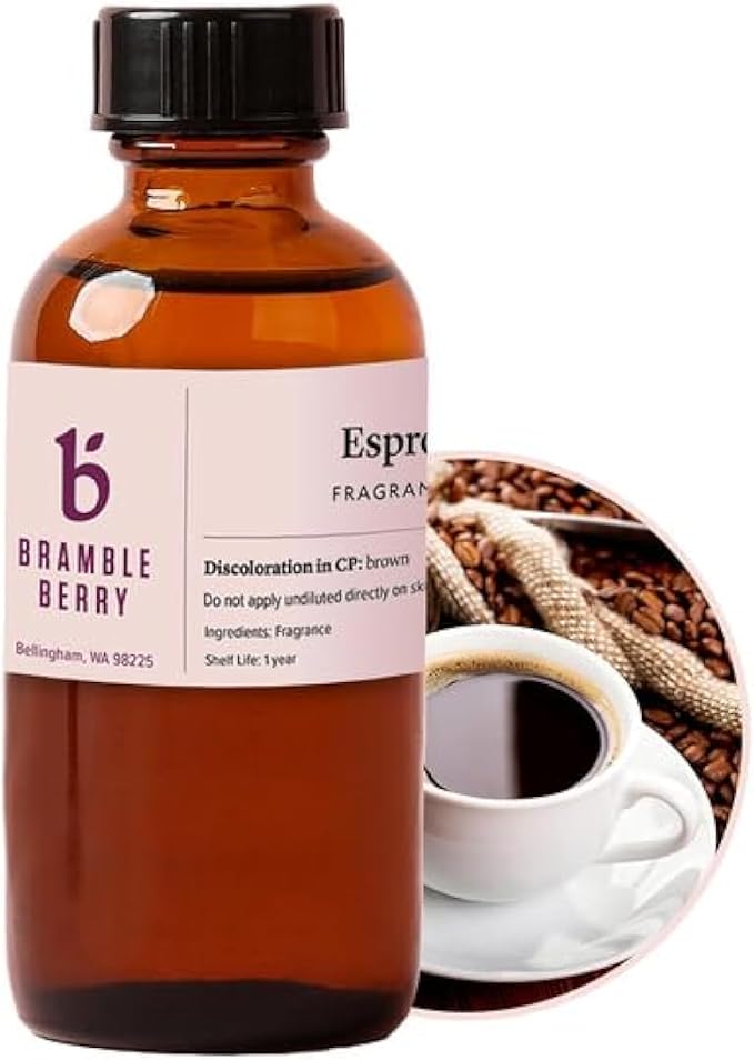 Bramble Berry Espresso Fragrance Oil 2 oz | Bold Coffee Scent by BrambleBerry