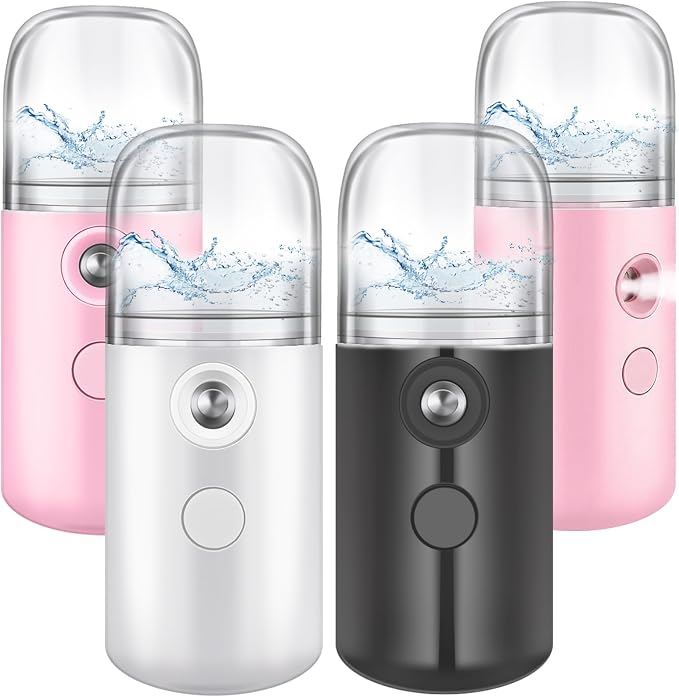 Mudder 4 Pcs Nano Facial Mister Handy Nano Mist Sprayer 30ml Visual Water Tank by Mudder