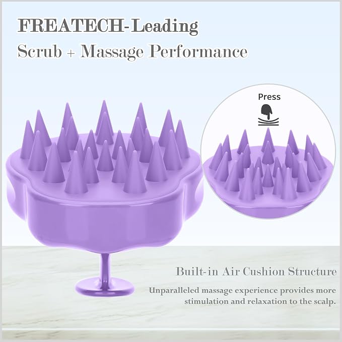 FREATECH Hair Scalp Massager Shampoo Brush - Image 4