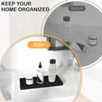 2PCS Bathroom Vanity Tray, 11.8 x 5 Inch Silicone Bathroom Counter Organizer - Image 4