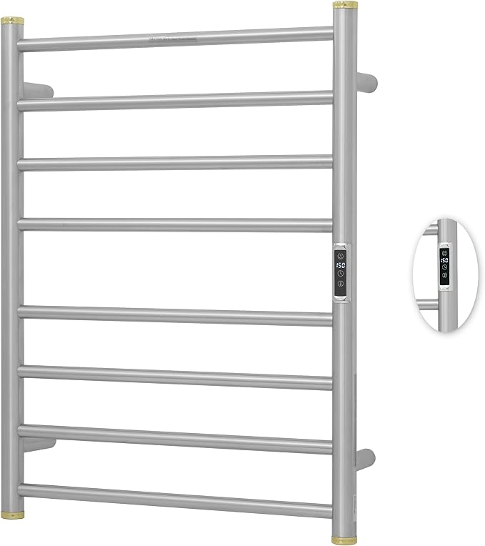 Electric Towel Warmer Rack, Heating Towel Warmer, Timer & Temperature Control - Image 9