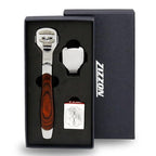ZIZZON Foot Care Pedicure Callus Shaver Hard Skin Remover Wood Handle 10 Blades - Image 7