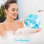 FARMOGA Bath Loofah Sponge Back Scrubber Shower Sponge Soft Mesh Exfoliator - Image 6