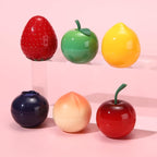 6 PCS Mini Bee Lip Balm Lip Mask Fruit Pot, Strawberry Lip Balm - Image 7