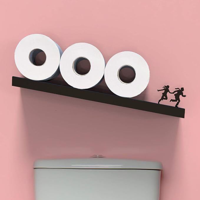 Artori Floating Toilet Paper Shelf Storage - Image 2