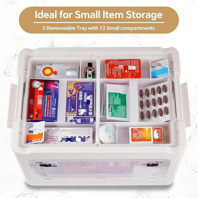 HEY FOLY 30qt Medicine Organizer Storage Box - Image 5