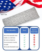 Microwavable Corn Filled Heating Pad and Cold Pack/Washable 100% Cotton Cover - Image 6