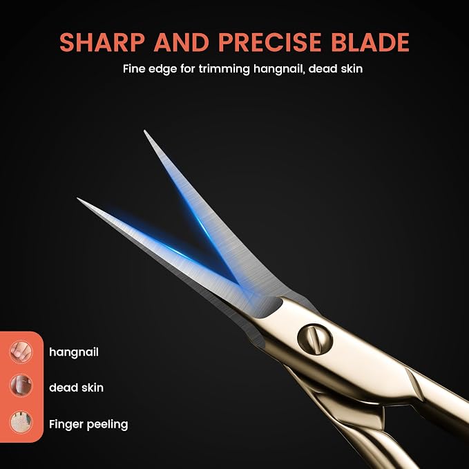 BEZOX Curved Cuticle Scissors - Image 3