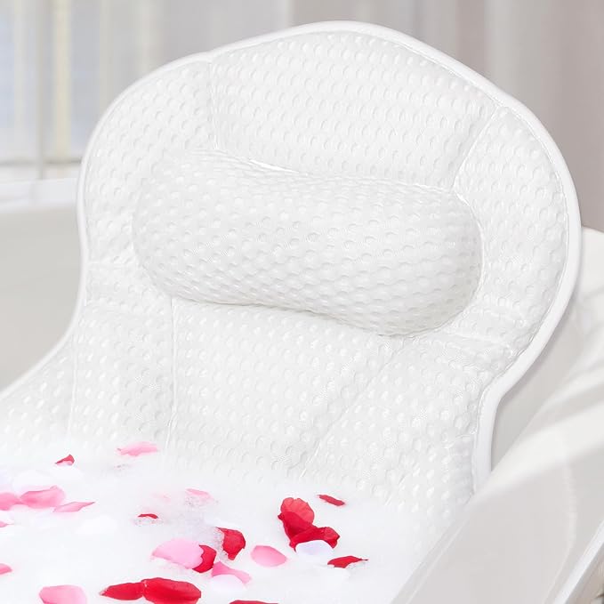 SZXYX Bath Pillows for Tub, Luxury Bathtub Pillows for Head and Neck Support by SZXYX