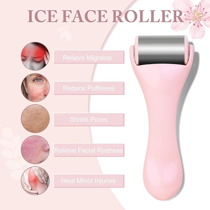 MAANGE Ice Roller for Face 1 Piece Stainless Steel Facial Roller Ice Face - Image 3