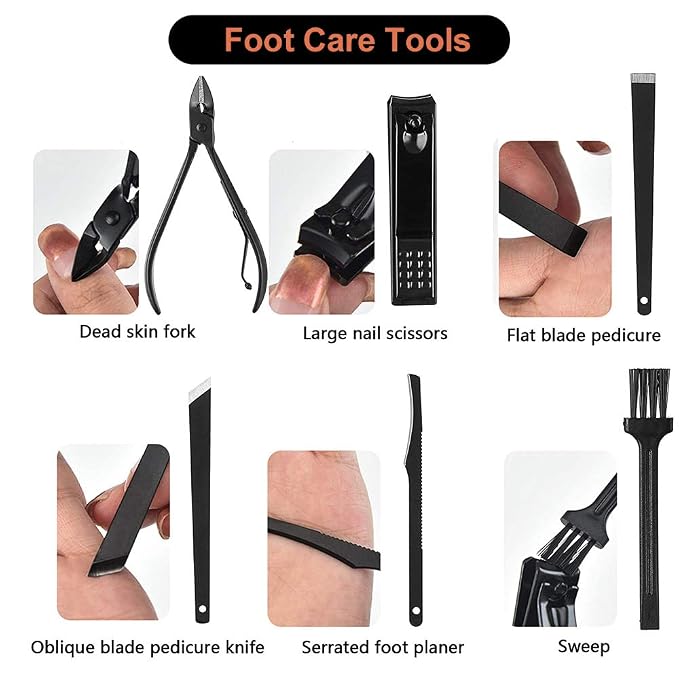 Manicure Set, Pedicure Kit, Nail Clippers, 16 in 1 Professional Grooming Kit - Image 4
