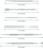 6-Pack Ingrown Toenail File and Lifters, Professional Surgical Stainless Steel - Image 2