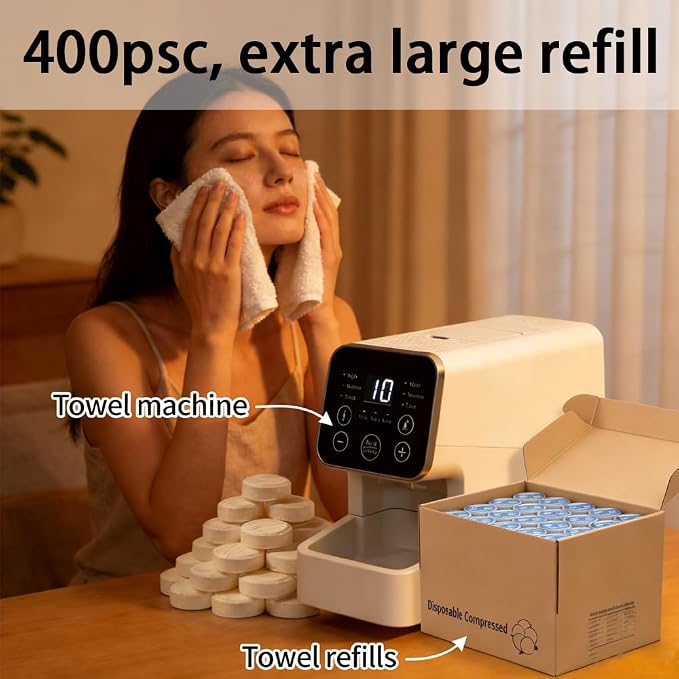 Hot Face Towel Warmer Replacement Towels, Compatible Refills - Image 4