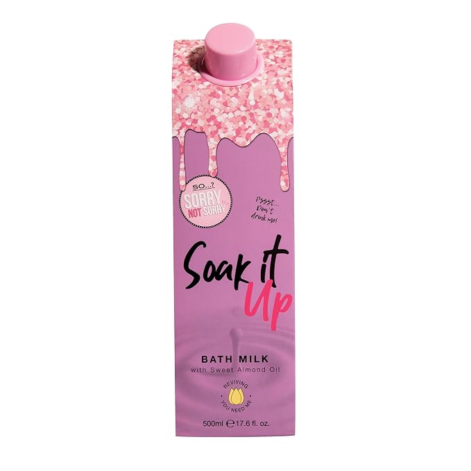 So…? Sorry Not Sorry Soak It Up Bath Milk by SO