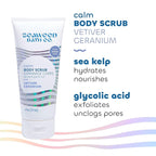 Seaweed Bath Co. Calm Body Scrub, Vetiver Geranium Scent, 6 Ounce, Sustainably - Image 5