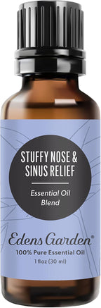 Edens Garden Stuffy Nose & Sinus Relief Essential Oil Blend- 100% Pure Premium by EdensGarden