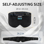 Sleep Mask Bluetooth 5.4 Headphones Soft Wireless Headband Eye Mask Blackout - Image 6