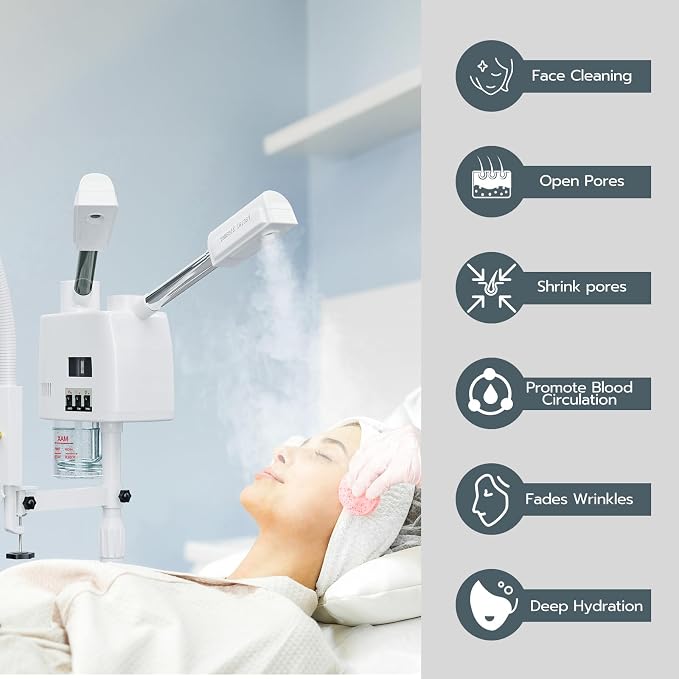 Paddie Professional 3 in 1 Facial Steamer on Wheels - Image 7