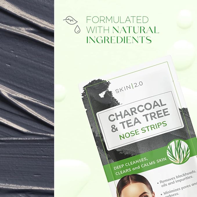 Skin 2.0 Tea Tree & Charcoal Peel-Off Face Mask - Image 7