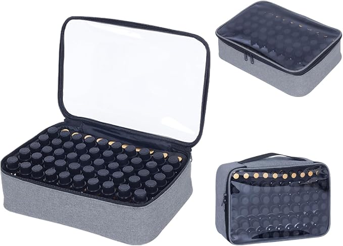Essential Oils Carrying Case Holds 60 Grids by LANDFOBO