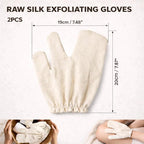 Garshana Gloves Raw Silk Gloves - Image 8