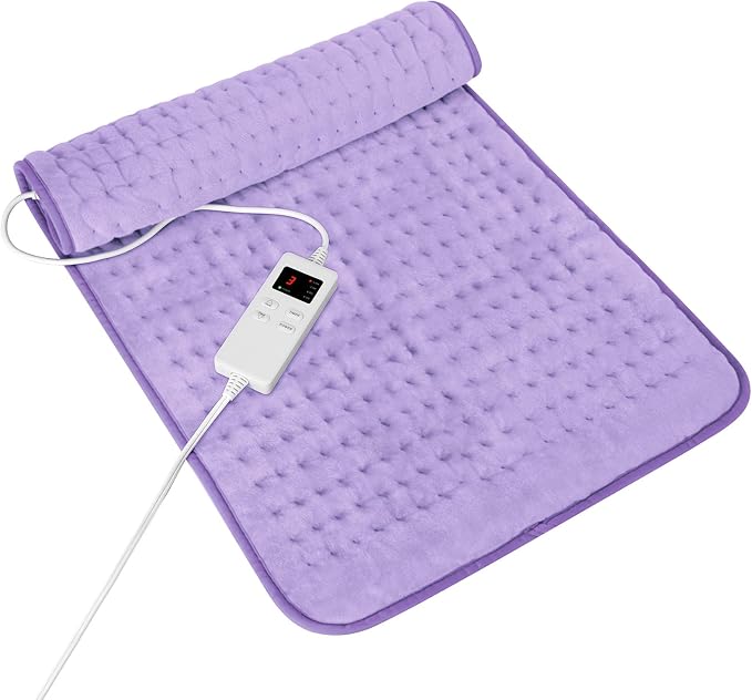 Heating Pad for Period Cramps, Heating Pad for Back/Neck/Shoulder Muscle Pain by vilicert